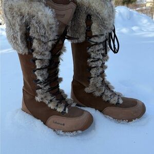 Y2K Fur-Trimmed Winter Boots
